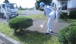 社会貢献活動　新十津川町道　草刈・清掃ボランティア活動